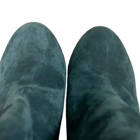 SIXTYSEVEN 67 GREEN SUEDE PLATFORM ANKLE BOOTIE BOOT 7 / 37 - Picture 5 of 10